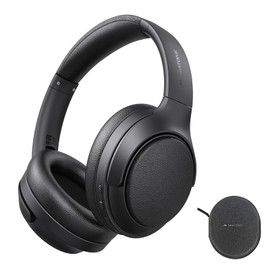 MIATONE Wireless Headphones Bluetooth 5.4 | Up to 48 dB Hybrid Active Noise Cancelling & Outline Capture/Heavy Bass Sound/Wireless & Wired Pairs/60 Hours Playback/Storage Case Included/40mm + 10mm