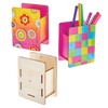 Baker Ross FX820 Wooden Pen Pot Kits - Pack of