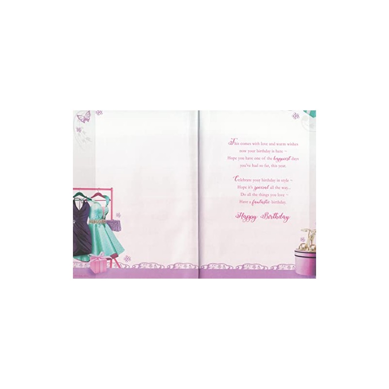 SPECIAL NIECE BIRTHDAY CARD****SENTIMENTAL KEEPSAKE CARD***9 X 6 INCHES***1ST CLASS