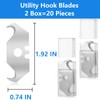 Utility Hook Blade Razor Knife for Carpet & Roofing -