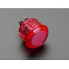 Arcade Button - 30mm Translucent Pink