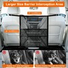 Dog Car Barrier Net Divider with 2 Large Storage Pockets