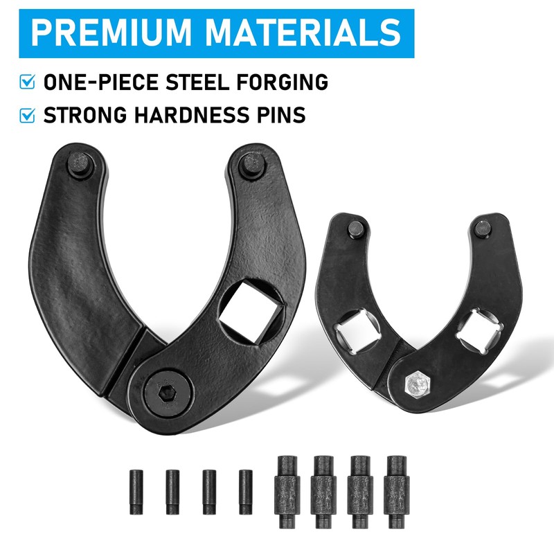 Adjustable Gland Nut Wrench Set of 2 1266 & 7463,