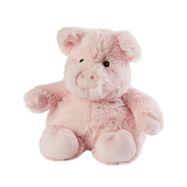 Warmies 13'' Fully Heatable Cuddly Toy Scented with French Lavender - Pig, Pink,Medium