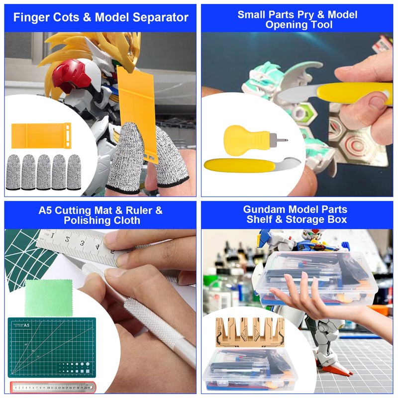 200 Pcs Gundam Tool Kit, Professional Model Tool Kit for