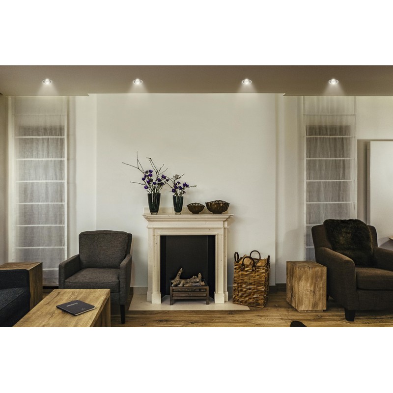 Ledvance Spot Twist recessed downlight, black, 5 W, 400 lm,
