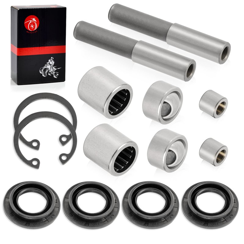 2 Set Front Upper A-Arm Bearing SEAL BALL JOINT SLEEVE