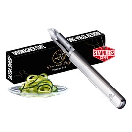 Stainless Steel Vegetable Peeler, Ultra Sharp Potato Peeler, Best for Peeling Veggie & Fruit, Seamless One-Piece Design, Peel Both Ways - Left & Right-Hand Friendly, Dishwasher Safe, 5-Year Warranty