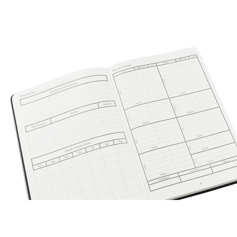 Wykeham's Resourceful Journal – Personal Finance and Budgeting Planner (Black,
