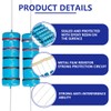 Innfeeltech Innfeeltech 15 Pcs 5W 1% Tolerance 2.2K Ohm Metal
