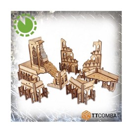 TTCombat Hallowed Ruins - Gothic Sci-Fi Tabletop Game - 7 Count - Assembly Required - Ages 120+