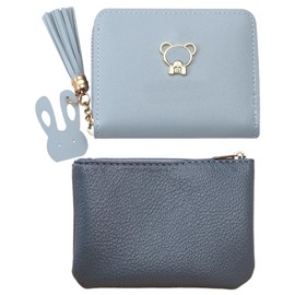 NIDHFG 1 Short Wallet and 1 Cute Baby Treasure, Cute Cartoon Wallet, Women's Accessories, Travel Supplies.