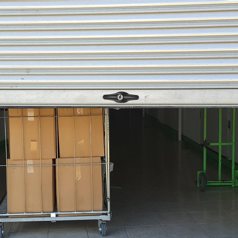 DOITOOL 8 mm T-Handle with Non-Locking Garage Lock Door Hardware