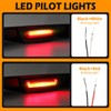 JMTBNO Rear Bumper Diffuser Lip Spoiler LED Brake Stop Light