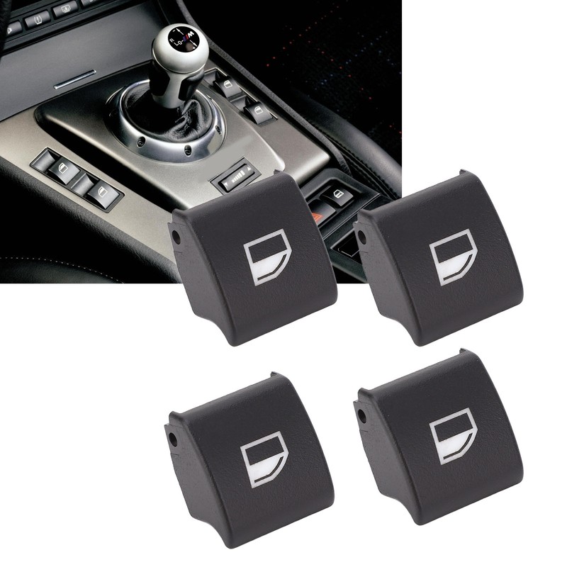 4PCS Window Switch Button Cap Cover 61318381514 Electric Window Lifting