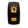 Strobe Lights Laser Etched 5-Pin Single Pole Single Throw Vertical