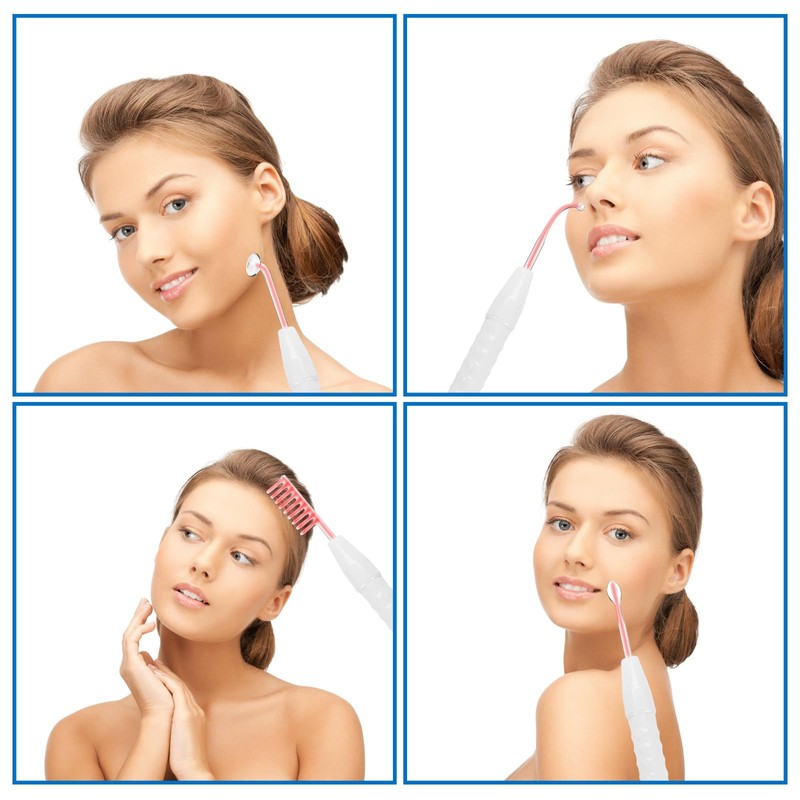 High Frequency Stick Face with 4 Probes, High Frequency Bar,