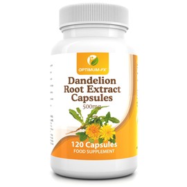 Dandelion Root Extract Capsules 500 mg 120 Capsules