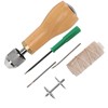 Stitching Awl Kit Non-Slip Handle DIY Leather Fabric Hand Craft