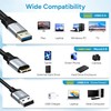 Conable Micro USB 3.0 to USB Splitter Cable 1FT, Micro-B
