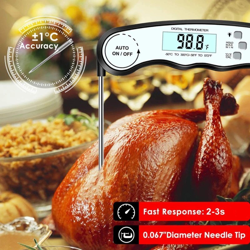 Gdealer Meat Thermometer Digital Instant Read Thermometer Ultra-fast C