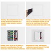 Teqooza 6x6 inch Plastic Access Panel for Drywall Ceiling Reinforced