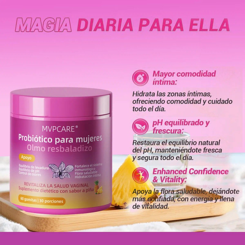 Gomitas Probioticos Vaginales Veganas Para Mujer 60 Unidades
