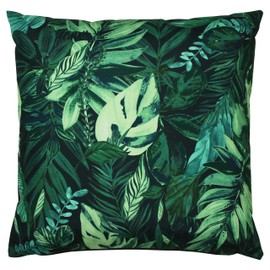 furn. Psychedelic Jungle Cushion Cover, Green