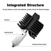 HIKUDIY 0.2mm Hardened Steel Complete Hotend Nozzle Kit for Bambu