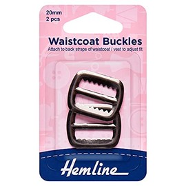 Vest Waistcoat Buckle 20mm Gunmetal