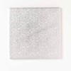 10" 12mm Square Silver Drum Cakeboard