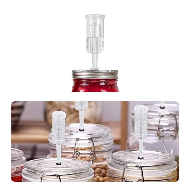 Hsthe Sea 3Pcs Fermentation Tubes, Fermentation Tube with Stopper, Fermentation