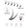 Wispy Lash Clusters Natural Lashes Clusters Short Individual Lashes Soft