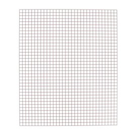 BOHIN France Template Sheet - Non-Slip, Square Printed (6mm) Grid Blocks for Sewing Projects, Plastic, Transparent, 21.5 x 27.9cm - 2 Pieces