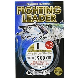 Gamakatsu Leader Fighting Leader Short Floro Carbon 30cm L (No. 30) Transparent TU161 42297