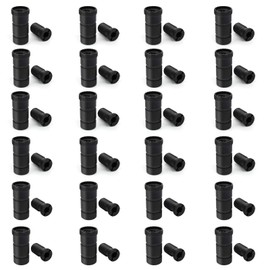 CELLGOKO 24 Pack Pool Cover Anchors for Concrete and Paver Deck,Durable PPS Polyphenylene,Easy Installation Pool Closing Kit for Inground Pool-Safety Covers-Rust Resistant Anchors