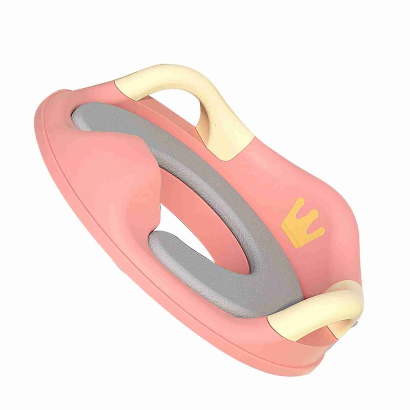 Kids Potty Training Seat Soft PU Cushion Splatter Proof Stable