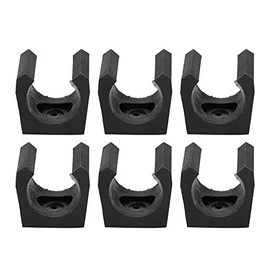 Keenso Pool Cue Holder, 6 Pcs Portable Pool Cue Holder Billiards Cue Rack Billiards Pool Cue Single Holder Wall Mount Organizer