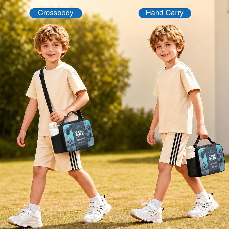 Hairao Kids Lunch Bag for Boys, Insulated Lunch Bag for