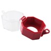 LQ Industrial Red Push Button Emergency Stop Switch Cover, Plastic,