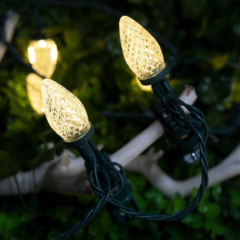 C9 68Ft Led Christmas String Lights 100 LED with Quick