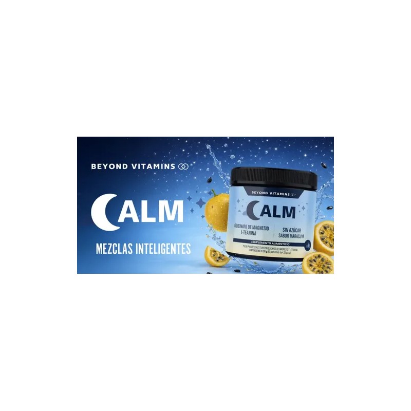 Alm Glicinato De Magnesio L-Teanina (beyond Vitamins) 400 Mg De