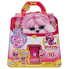 Little Live Scruff-A-Luvs Cutie Cuts! Shave, Reveal and Style, Plush Rescue Pet - Pink Puppy