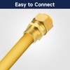2 Pack 1/2'' CSST Male NPT Gas Line Fitting Grill