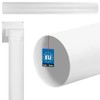 KOTARBAU® Ventilation Pipe 1000 mm Round Duct Diameter 125 mm