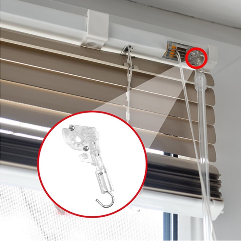 Blind Wand Tilter Control Wand - D-Shaped Replacement for 1"