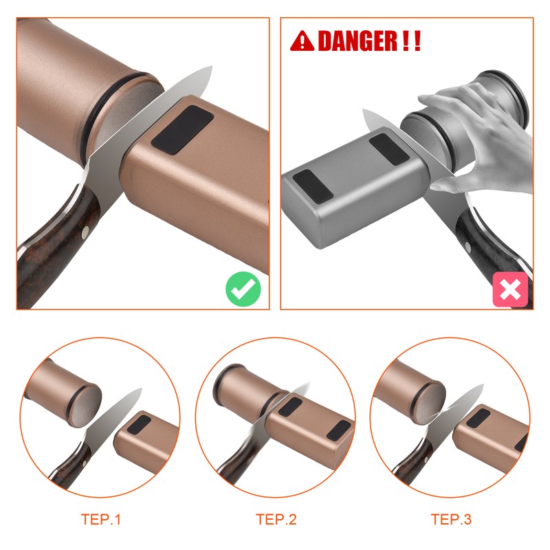 Rolling Knife Sharpener Detachable Knife Sharpening Made Easy Rolling Knife