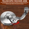 Moorstdel Manuelle Kaffeemühle, Hand-Kaffeemühle mit Teleskopgriff und Bürste, 6 einstellbare