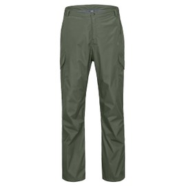 Little Donkey Andy Men's Lightweight Waterproof Rain Pants Breathable Hiking Pant for Outdoor Fishing Dark Green S
