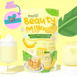 Dear Face Beauty Milk Banana Probiotic Collagen Drink
